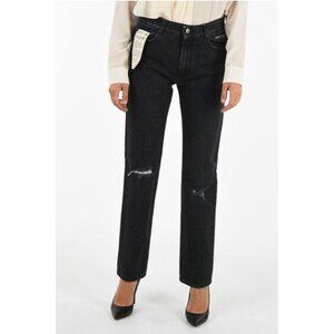 Stella McCartney Dark Wash High-Rise Waist Jeans All Is Love Size 29 Italy